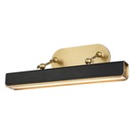 Valise Picture Light - Vintage Brass / Tuxedo Leather