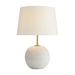 Colton Table Lamp - White / Ivory