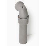 Urban Garden Pipeline Stem Vase - Natural Concrete / Light Grey