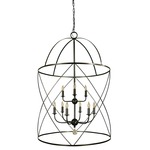 Nantucket Two Tier Chandelier - Mahogany Bronze