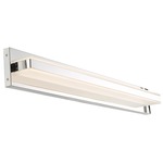 Fusion Bathroom Vanity Light - Chrome / White