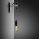 Hooked Wall Sconce - Stone / Smoked Bronze