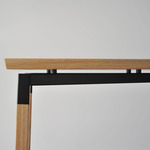 Parkdale Bench - Natural Oak / Black