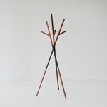 Bellwoods Clothes Rack - Black / Walnut