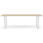 70/70 Dining Table - White / Oak Veneer