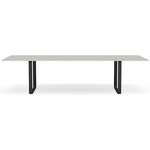 70/70 Dining Table - Black / Grey Linoleum