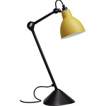Lampe Gras N205 Table Lamp - Matte Black / Yellow