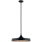 Elias Convertible Pendant - Black / Gold Metallic