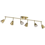 Sylvia Rail Light - Brushed Natural Brass