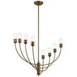 Hatton Chandelier - Satin Bronze