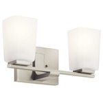 Roehm Bathroom Vanity Light - Brushed Nickel / Satin Etched