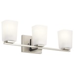 Roehm Bathroom Vanity Light - Brushed Nickel / Satin Etched