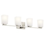 Roehm Bathroom Vanity Light - Brushed Nickel / Satin Etched