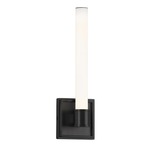 Rona Wall Sconce - Black / White Opal