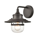 Renninger Wall Outdoor Sconce - Oil Rubbed Bronze / Clear