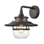 Renninger Wall Outdoor Sconce - Oil Rubbed Bronze / Clear