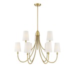 Cameron Chandelier - Warm Brass