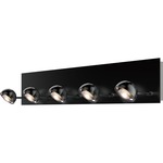 Horoscope Wall Sconce - Satin Dark Gray / Acrylic