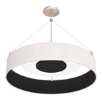 Kai Pendant - Brushed Nickel / Silk Ebony