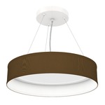 Luca Pendant - Brushed Nickel / Silk Antique Copper