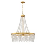 Fiona Chandelier - Antique Gold / Clear