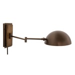 Barton Plug-in Swing Arm Wall Sconce - Chestnut Bronze