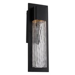 Mist Outdoor Wall Sconce - Black