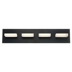 Olson LED Bathroom Vanity Light - Black / Frosted