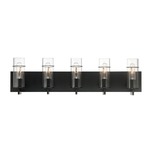 Pista Bathroom Vanity Light - Black / Clear