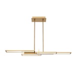 Bayswater Chandelier - Satin Gold