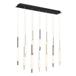 Cumberland Linear Chandelier - Mixed Metal / White