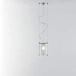 CPL Narrow Pendant - Chrome / Clear