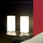 CPL Table Lamp - Chrome / Opal White
