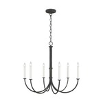 Champlain Chandelier - Iron Oxide