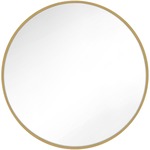 Kit Round Mirror - Burnished Brass