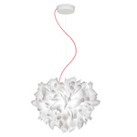 Veli Foliage Pendant - White / White