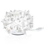 Veli Foliage Table Lamp - White / White