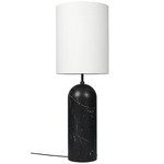 Gravity XL Floor Lamp - Black Marble / White