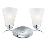 Vital Bathroom Vanity Light - Polished Chrome / Frosted