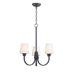 Shelter Chandelier - Black / Satin White