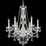 Arlington Chandelier - Polished Silver / Heritage Crystal