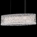 Sarella Oval Pendant - Stainless Steel / Heritage Crystal