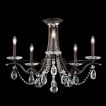 Vesca Semi Flush Ceiling Light - Heirloom Bronze / Heritage Crystal