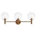 Cosmo Wall Sconce - Aged Gold Brass / Clear