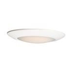 Diverse T24 Damp Location Ceiling Light - White / White