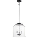 Acadia Pendant - Black / Clear Seedy