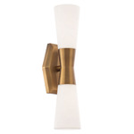 Locke Wall Sconce - Aged Brass / Opal