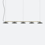 Signal Linear Pendant - Black Shade / Brass