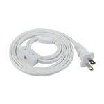 Puck Light Power Cord - White