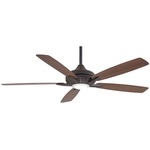 Dyno XL Smart Ceiling Fan with Light - Oil Rubbed Bronze / Medium Maple-Dark Walnut / White